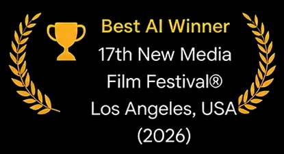 Best AI Winner — 17th New Media Film Festival, Los Angeles, USA (2026)