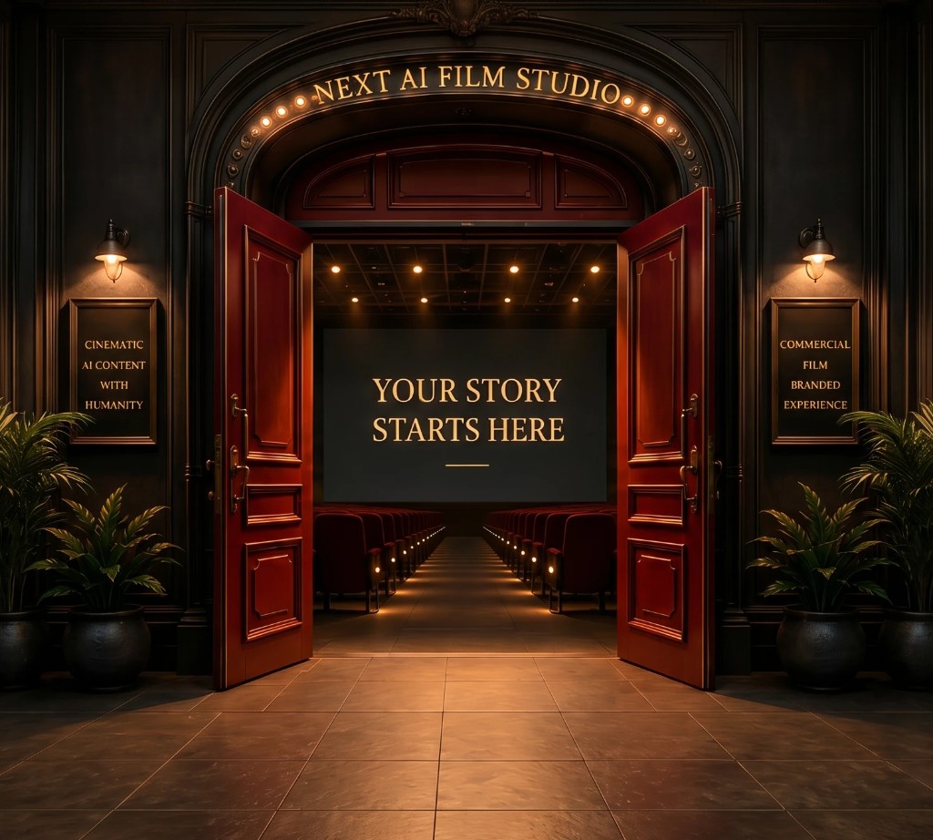 Next AI Film Studio cinema entrance